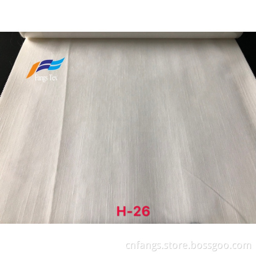 New White Plain Dyed Günstige Fenstervorhang Stoff